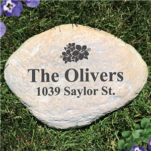 Engraved Family Garden Stone | Personalized Stones