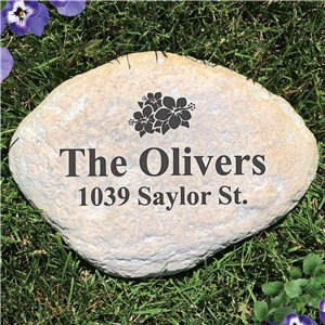 Engraved Family Garden Stone | Personalized Stones
