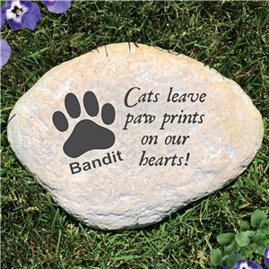 Engraved Cat Memorial Garden Stone | Personalized Stones