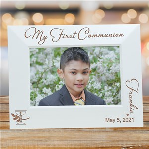Engraved My First Communion Picture Frame | Personalized Picture Frames