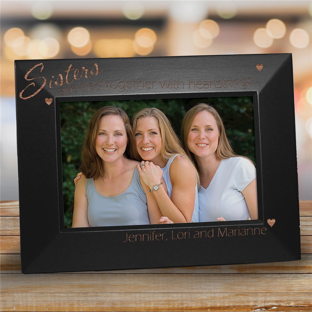 Engraved Sister Picture Frame | Personalized Sister GIfts