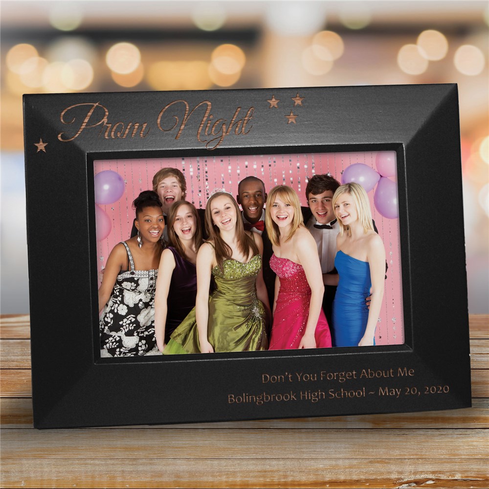 Engraved Prom Night Black Frame GiftsForYouNow