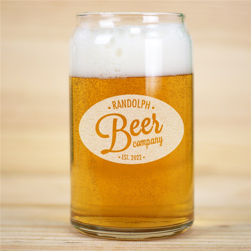 Personalized Any Name Beer Can Glass GiftsForYouNow