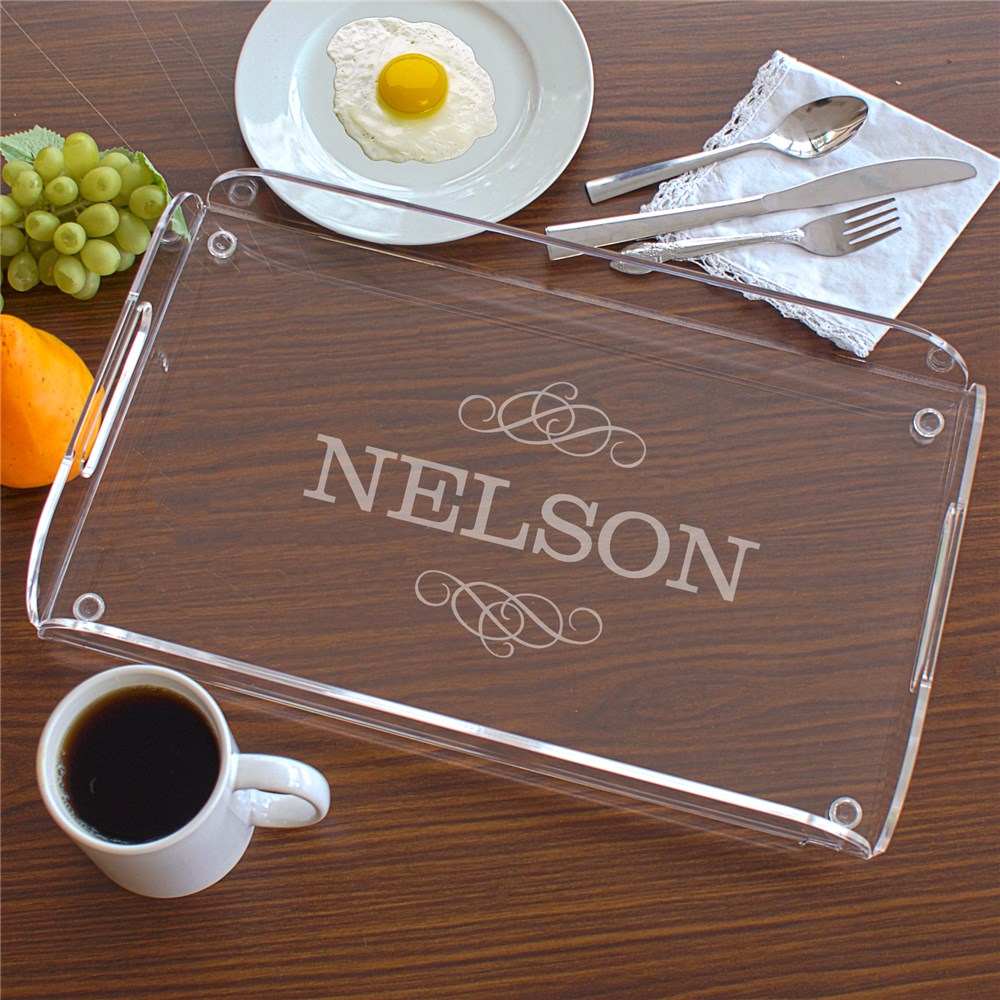 Engraved Family Serving Tray | Gifts for New Homeowners