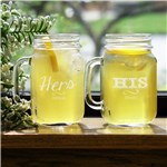 Engraved His or Hers Mason Jar L821671