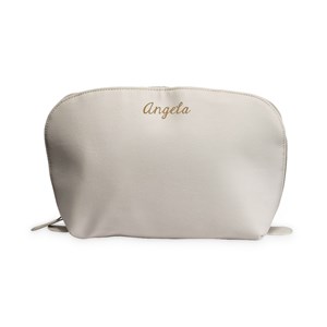 Engraved Any Name Vegan Leather Toiletry Bag