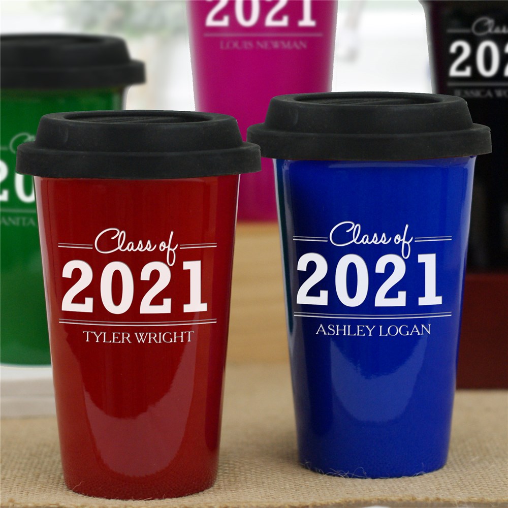 Personalized Graduation Travel Mug | Graduation Mugs