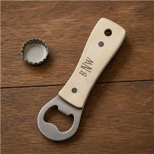 Engraved Bone Bottle Opener | Personalized Groomsmen Gifts