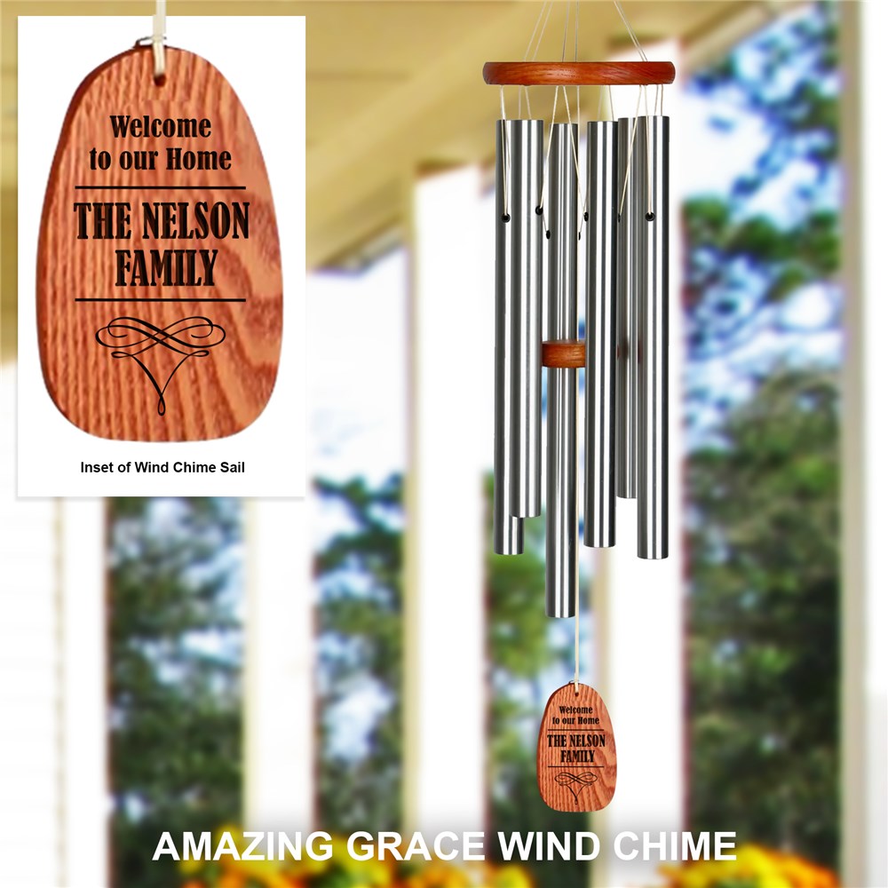 Personalized Family Name Wind Chime Gifts For You Now