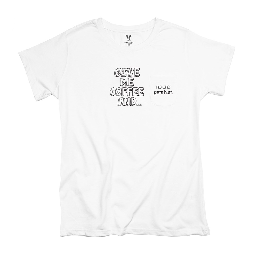 Give Me Coffee Ladies Pocket T-Shirt LPT311205X