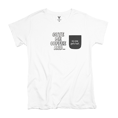 Give Me Coffee Ladies Pocket T-Shirt LPT311205X