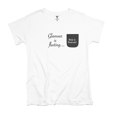 Glamour Is Fleeting Ladies Pocket T-Shirt LPT311217X