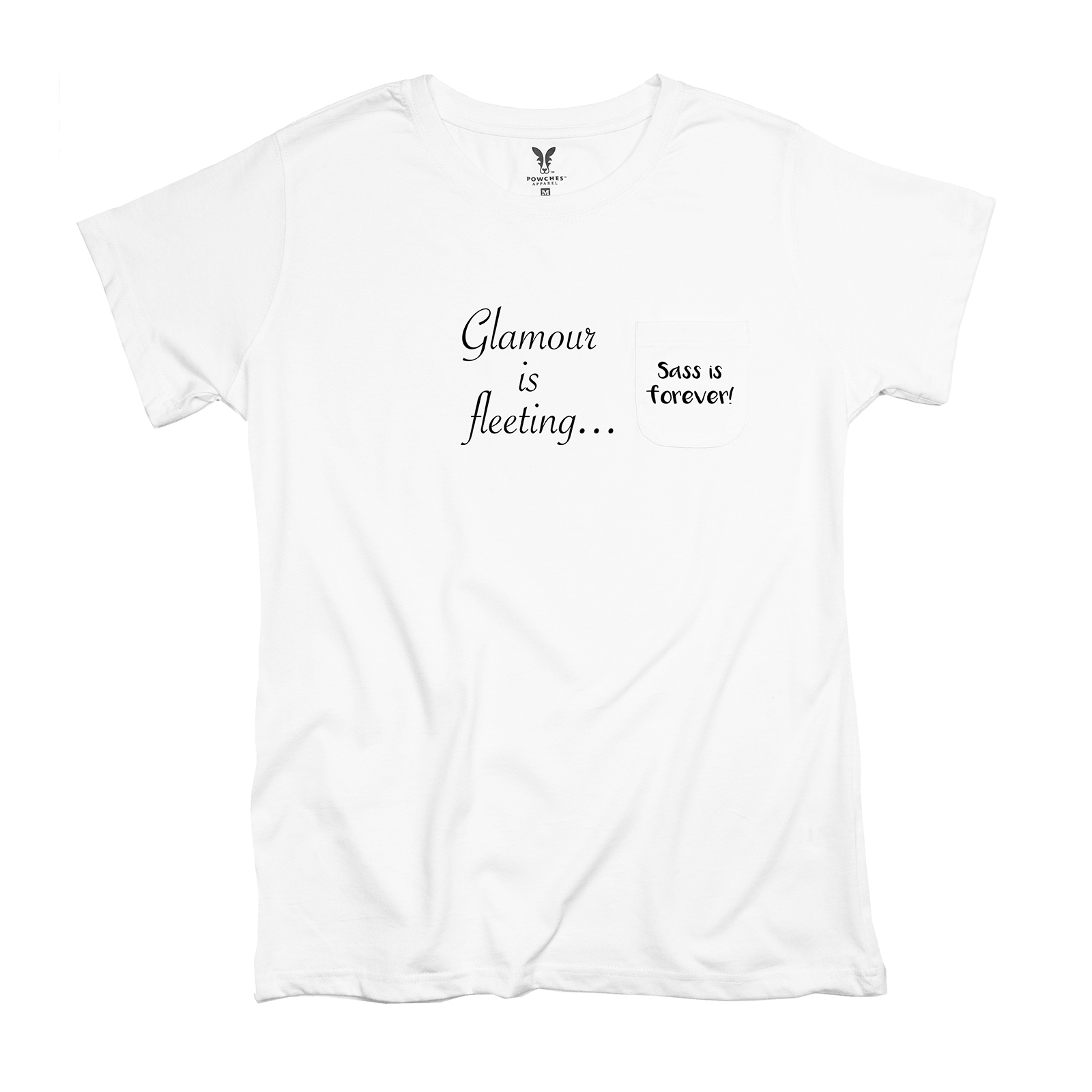 Glamour Is Fleeting Ladies Pocket T-Shirt LPT311217X