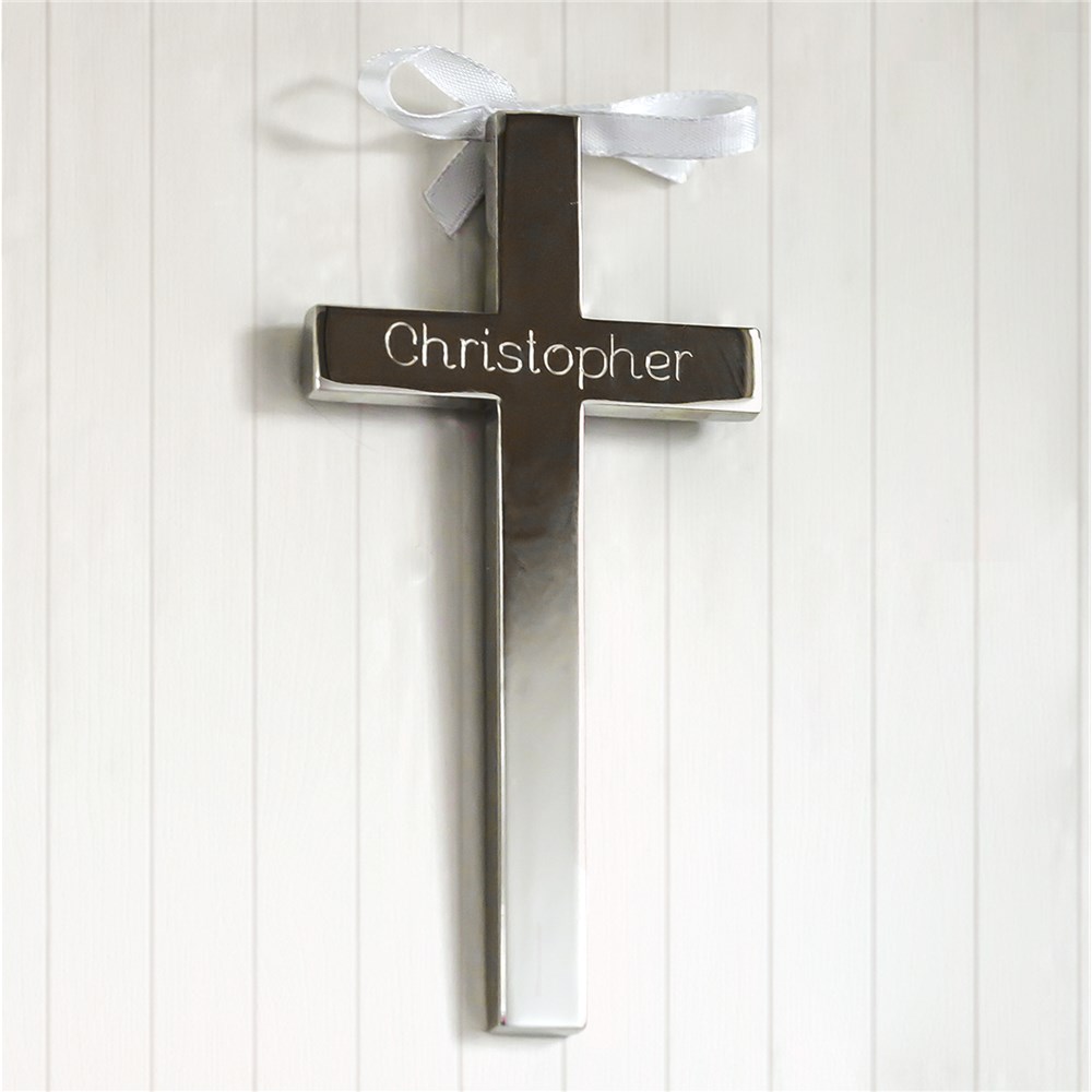 Personalized Any Name Cross with Ribbon | Personalized Christian Gifts