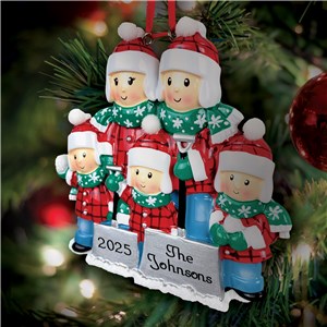 Personalized Snow Shovel Family Ornament | Personalized Family Christmas Ornaments