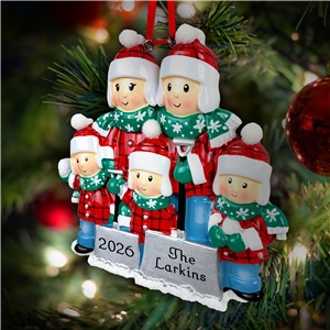 Personalized Snow Shovel Family Ornament | Personalized Family Christmas Ornaments