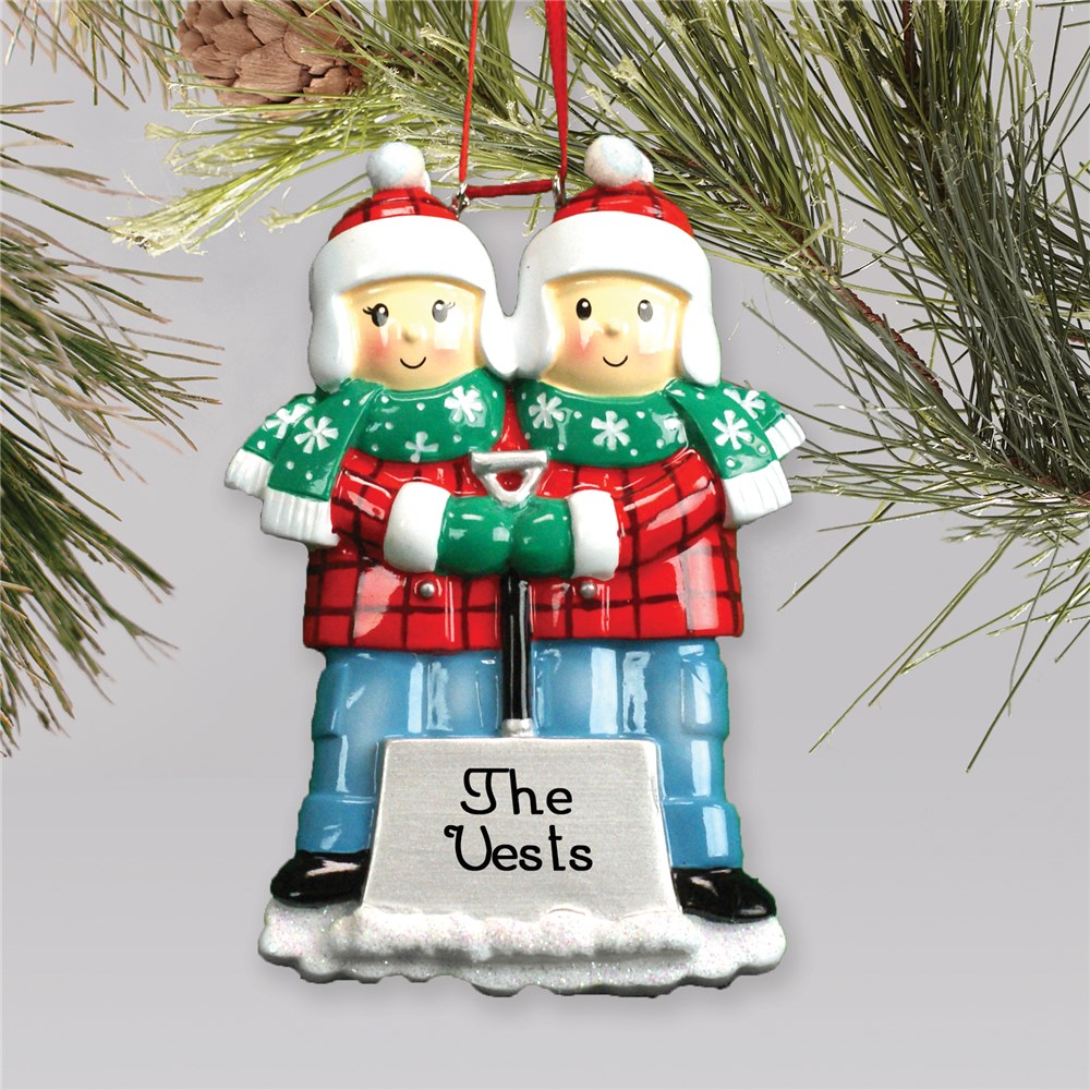 Personalized Snow Shovel Family Christmas Ornament GiftsForYouNow