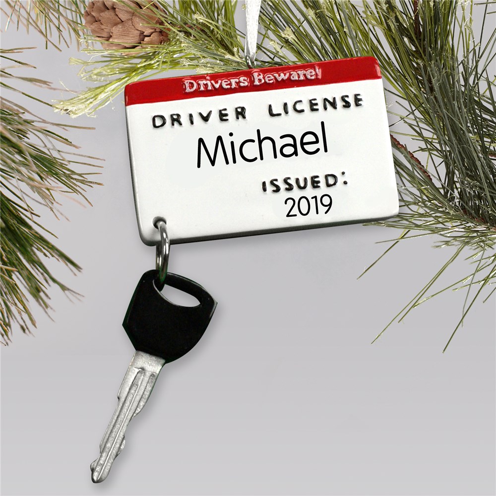 Personalized Drivers License Christmas Ornament GiftsForYouNow