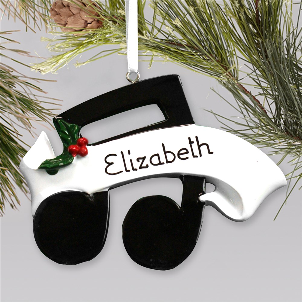 Personalized Musical Note Ornament | Music Ornaments
