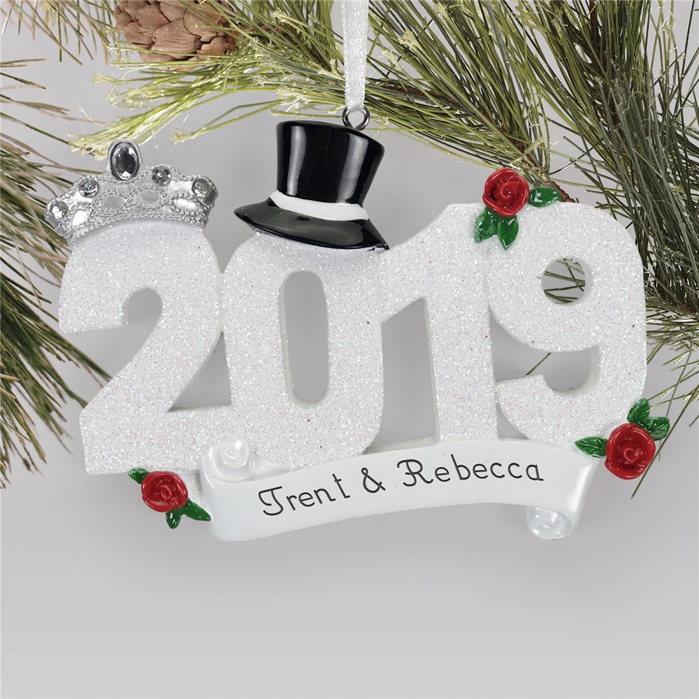 2019 Wedding Ornament | Personalized Wedding Ornaments For Christmas