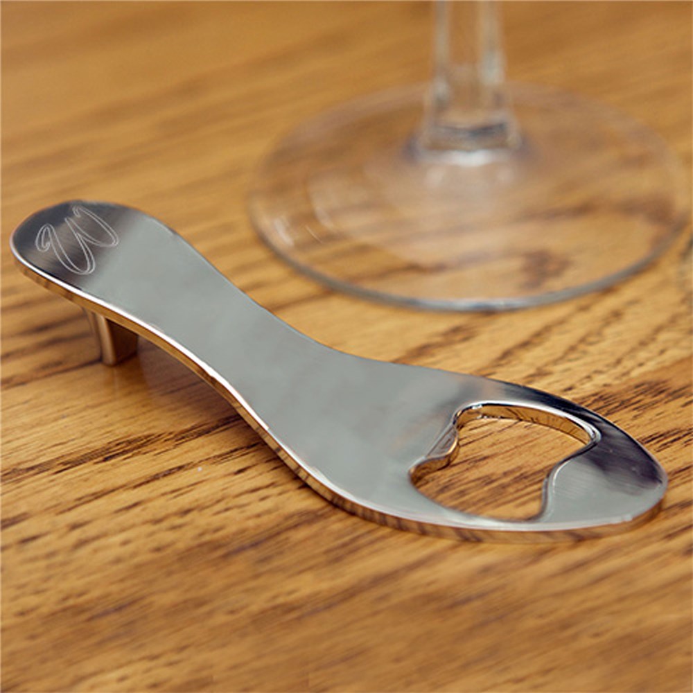 Engraved High Heel Bottle Opener | Personalized Bridesmaid Gifts