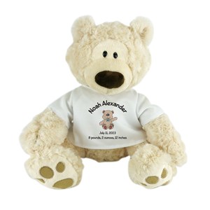 Personalized Boy Bear Philbin Beige Teddy Bear NP0139-4605