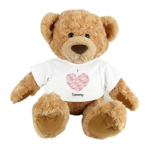 Personalized Love Heart Maxi Teddy Bear NP0140-7259