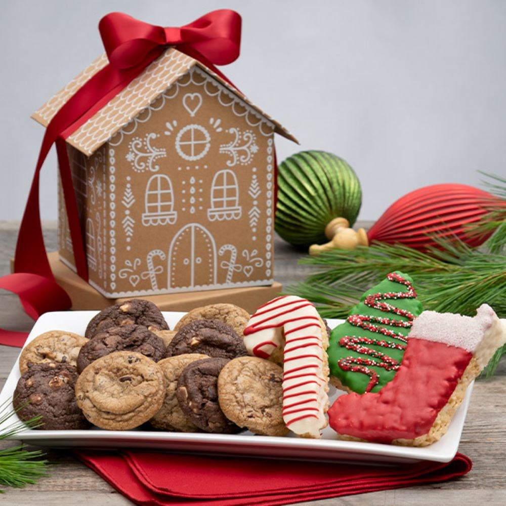 Cookies For Santa Gingerbread House Gift Basket