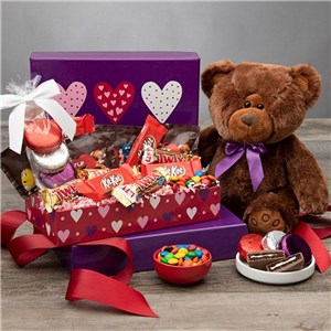 Valentine's Day Hugs & Kisses Gift Basket