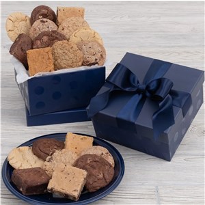 Father's Day Cookie & Brownie Gift Box with Personalized Card