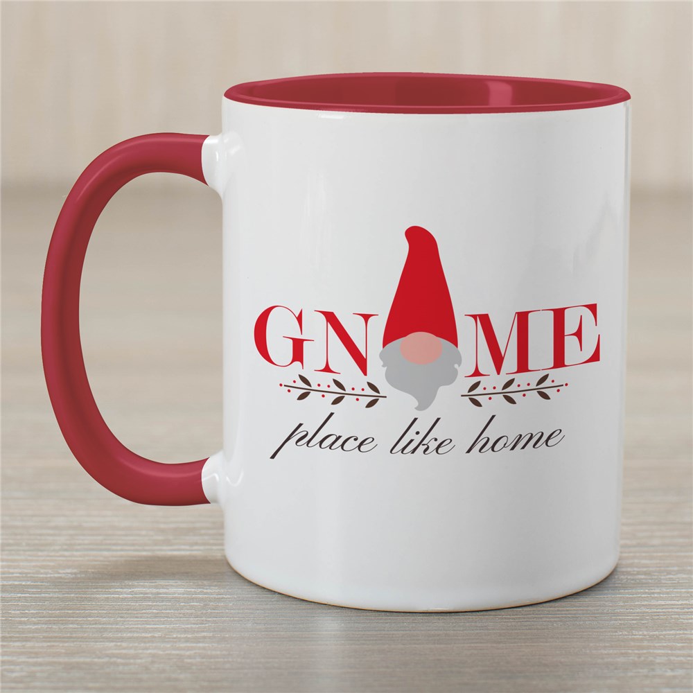 Gnome Place Like Home Mug | Christmas Gnome Mugs