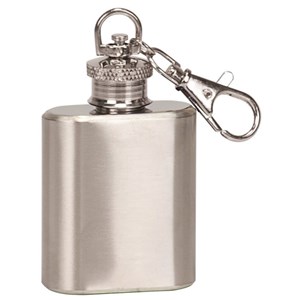 Silver Mini Flask Key Chain NPL14827125SL