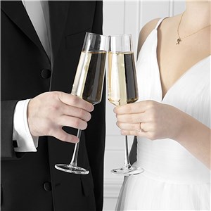 Non Personalized Champagne Estate Glasses