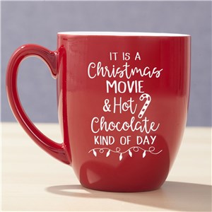 Personalized Christmas Movie & Hot Cocoa Mug 