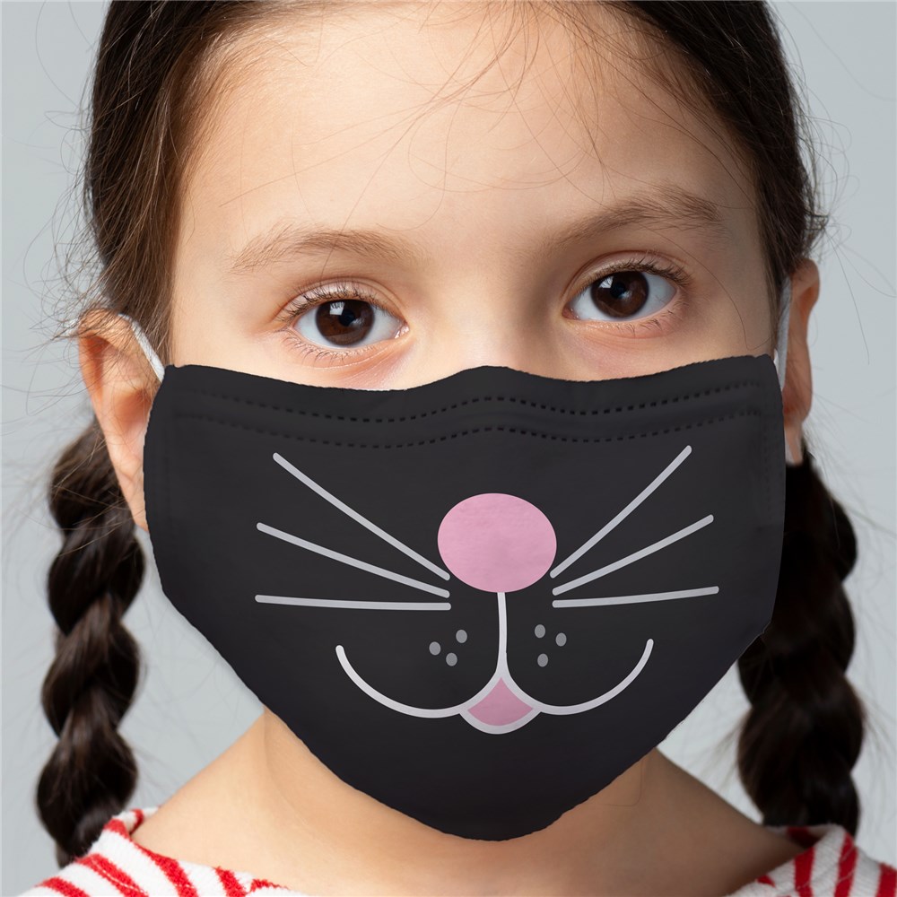 Non-Personalized Kids' Cat Face Mask