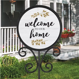 Welcome To Our Home Round Magnetic Sign Set NPUV129185