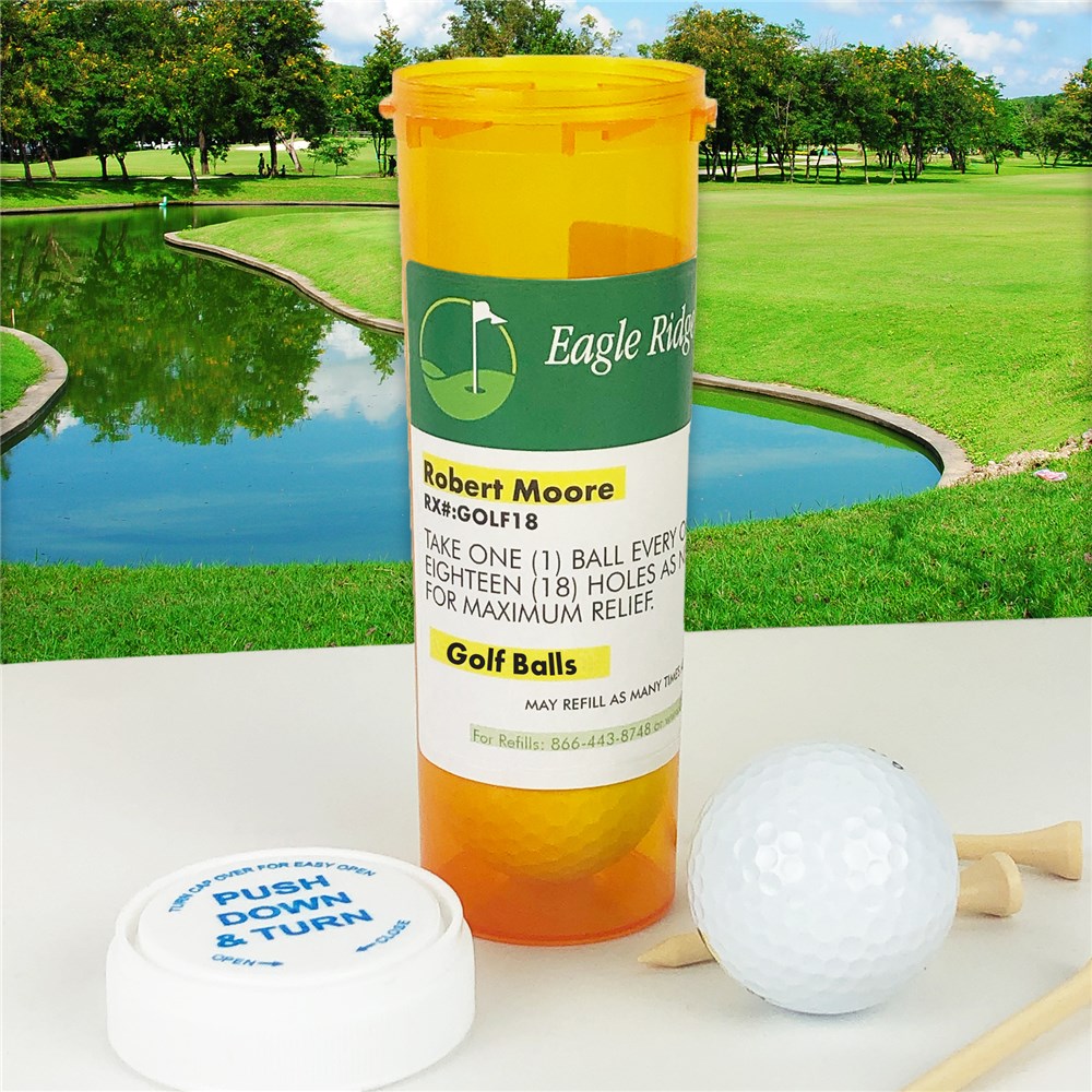 Personalized PARscripton Golf Ball Set | Custom Golf Ball Container
