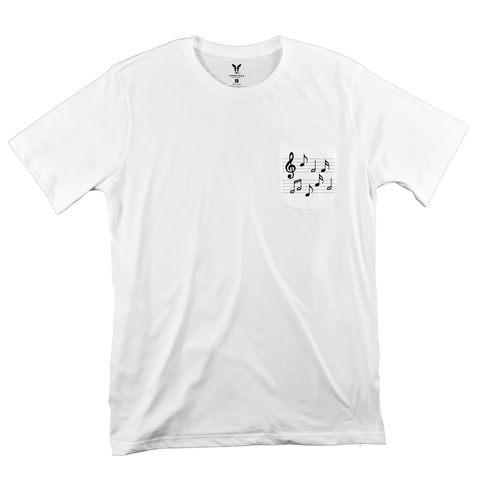 Musical Notes Pocket T-Shirt PT311322X