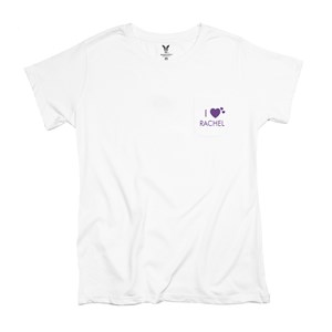 Custom I Heart Men's Pocket T-Shirt