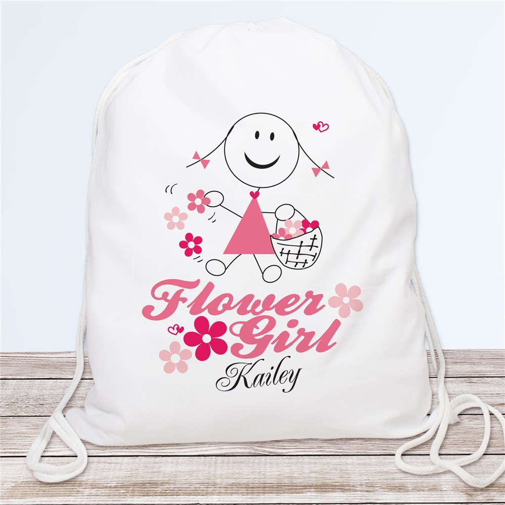 Sporty Personalized Flower Girl Bag GiftsForYouNow