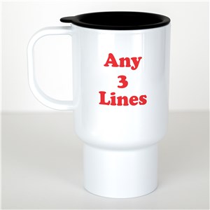 Any Message Personalized Travel Mug T231810