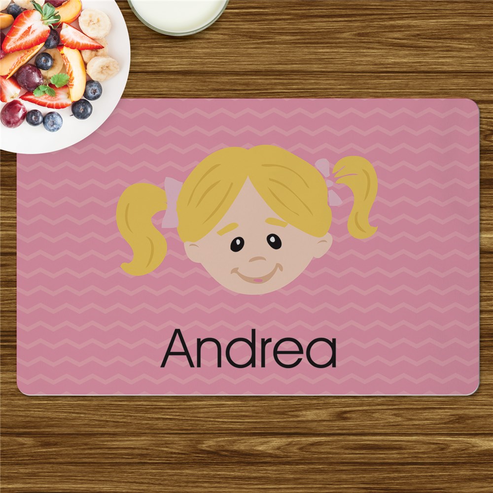 Children's Choose Your Character Personalized Placemat GiftsForYouNow