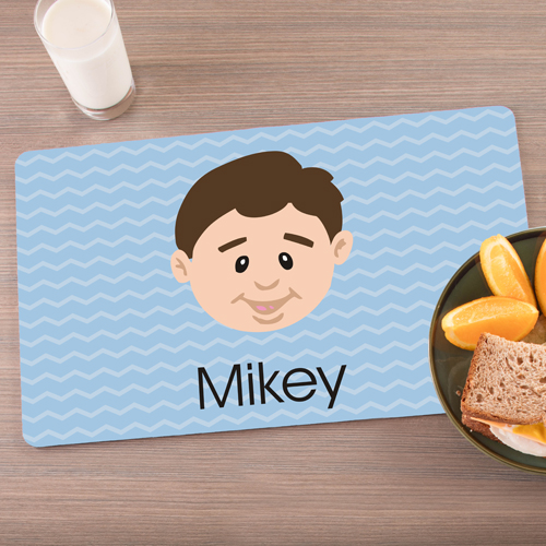Children's Choose Your Character Personalized Placemat GiftsForYouNow