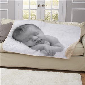 Photo Sherpa for Baby | Personalized Baby Blankets