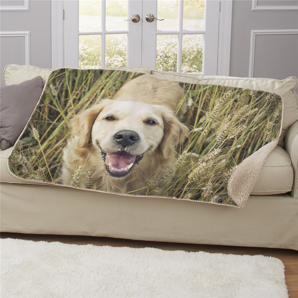 Photo Sherpa for Pet | Personalized Pet Blankets