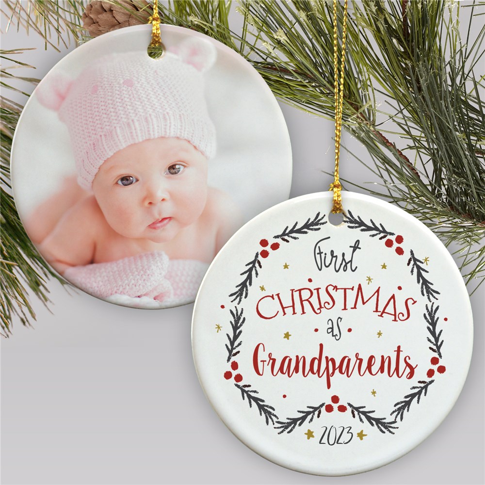 First Christmas As Photo Ornament | Picture Ornaments