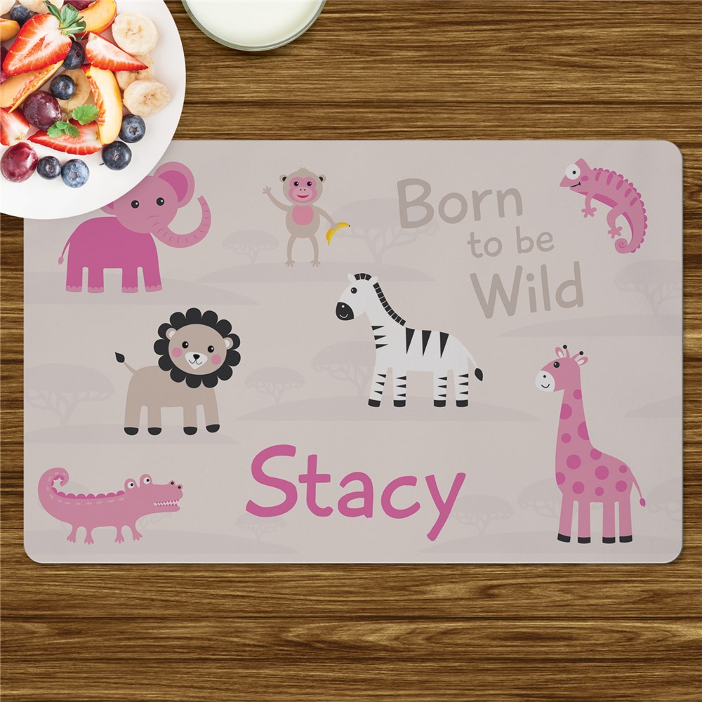 Personalized Born To Be Wild Placemat U1087393