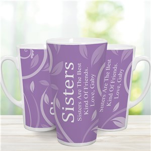 Personalized Latte Mug For Her | Personalized Coffee Mugs