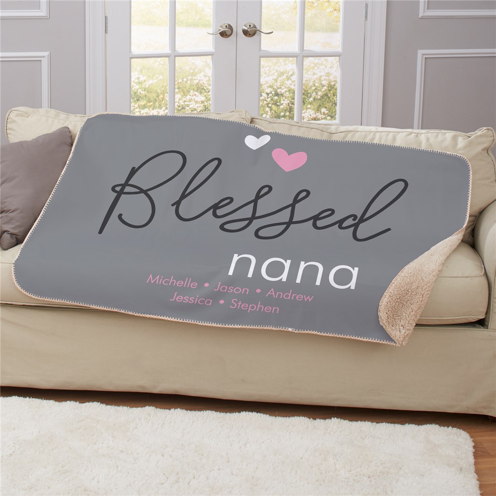 Personalized Blessed Sherpa Blanket