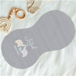 Personalized So Loved Baby Burp Cloth
